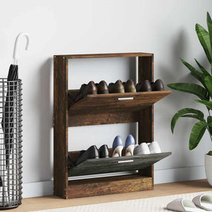 Schuhschrank Räuchereiche 59x81 cm