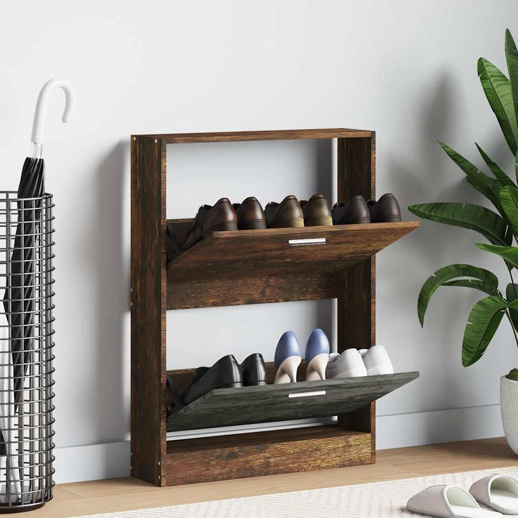Schuhschrank Räuchereiche 59x81 cm