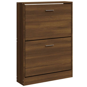 Schuhschrank Braun Eichenoptik