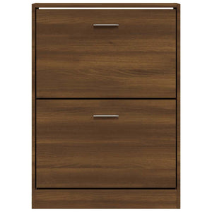 Schuhschrank Braun Eichenoptik