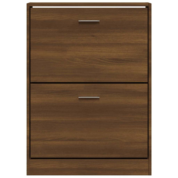 Schuhschrank Braun Eichenoptik
