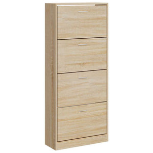 Schuhschrank Sonoma Eiche 63x24x147 cm