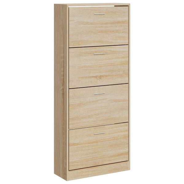 Schuhschrank Sonoma Eiche 63x24x147 cm