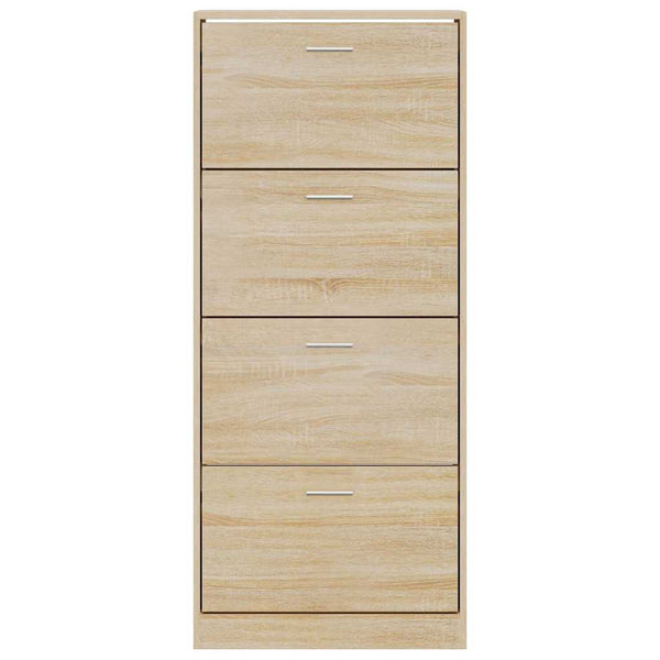 Schuhschrank Sonoma Eiche 63x24x147 cm