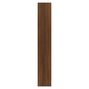 Schuhschrank Braun Eichenoptik 63x24x147cm