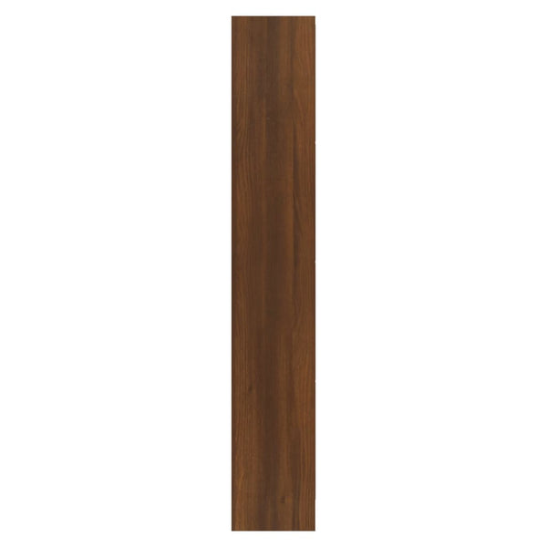 Schuhschrank Braun Eichenoptik 63x24x147cm