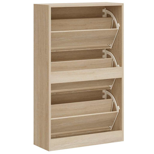 Schuhschrank Sonoma Eiche 63x24x103 cm