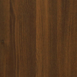 vidaXL Shoe Cabinet Brown Oak-Look 63x24x103 cm Engineered Wood