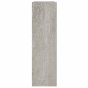 vidaXL Shoe Cabinet Concrete Grey 63x24x81 cm Engineered Wood