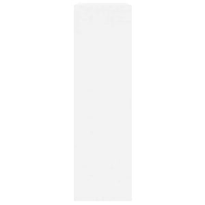 vidaXL Shoe Cabinet High Gloss White 63x24x81 cm Engineered Wood