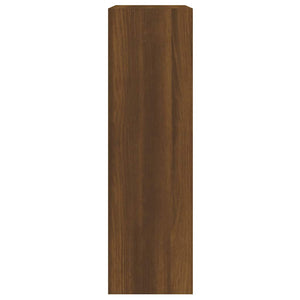 vidaXL Shoe Cabinet Brown Oak Look 63x24x81 cm Engineered Wood