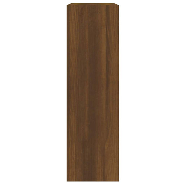 vidaXL Shoe Cabinet Brown Oak Look 63x24x81 cm Engineered Wood