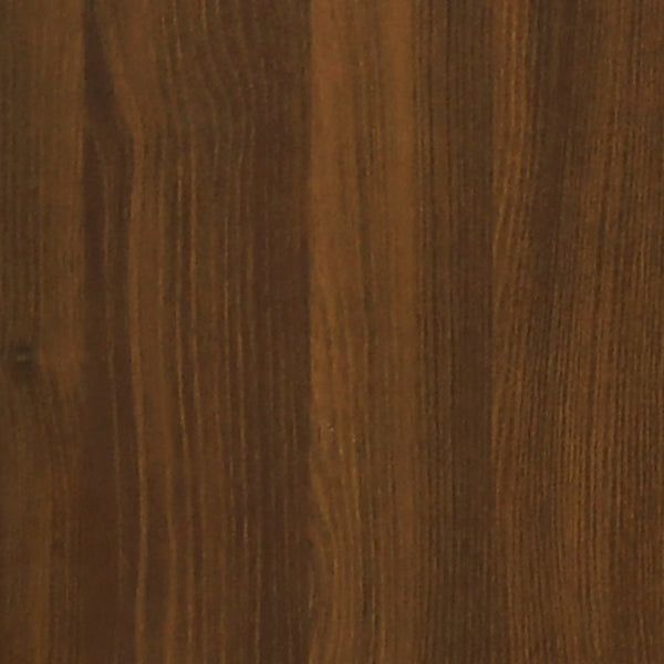 vidaXL Shoe Cabinet Brown Oak Look 63x24x81 cm Engineered Wood