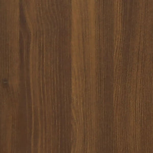 vidaXL 3-Piece Hallway Furniture Set Brown Oak Look Engineered Wood