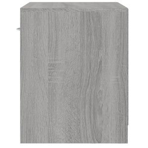 vidaXL Nightstands 2 pcs. with Drawer Grey Sonoma