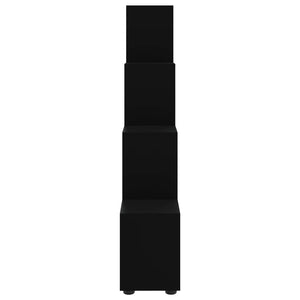 vidaXL Staircase Rack Black 142 cm Engineered Wood