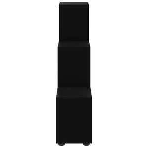 vidaXL Staircase Rack Black 107 cm Engineered Wood