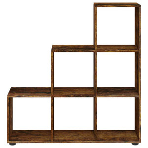 vidaXL Smoked Oak Stair Shelf 107 cm Engineered Wood