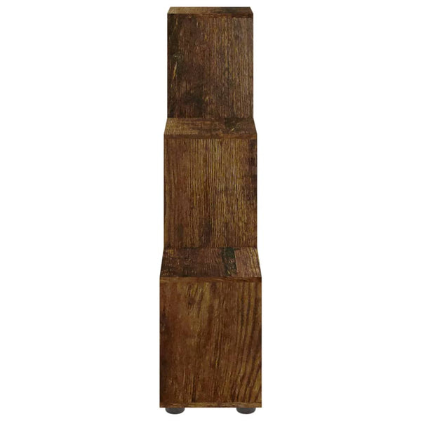vidaXL Smoked Oak Stair Shelf 107 cm Engineered Wood
