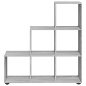 vidaXL Sonoma Grey Staircase Shelf 107 cm Engineered Wood