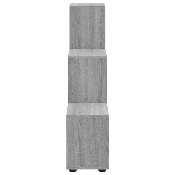 vidaXL Sonoma Grey Staircase Shelf 107 cm Engineered Wood
