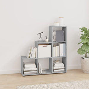 vidaXL Sonoma Grey Staircase Shelf 107 cm Engineered Wood