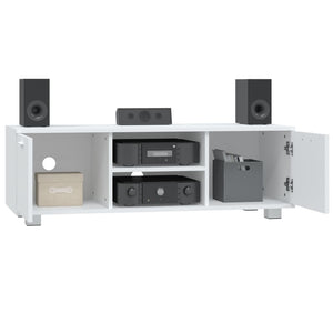 vidaXL TV Cabinet White 120x40.5x35 cm Engineered Wood