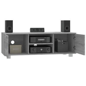 vidaXL TV Cabinet Sonoma Grey 120x40.5x35 cm Engineered Wood