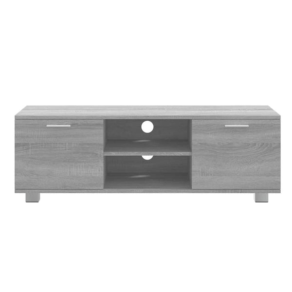 vidaXL TV Cabinet Sonoma Grey 120x40.5x35 cm Engineered Wood
