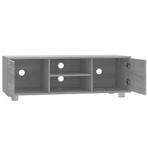 vidaXL TV Cabinet Sonoma Grey 120x40.5x35 cm Engineered Wood