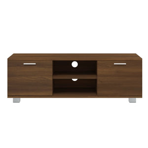 vidaXL TV Cabinet Brown Oak-Effect 120x40.5x35 cm Engineered Wood