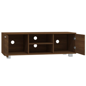 vidaXL TV Cabinet Brown Oak-Effect 120x40.5x35 cm Engineered Wood