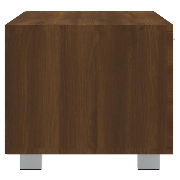 vidaXL TV Cabinet Brown Oak-Effect 120x40.5x35 cm Engineered Wood
