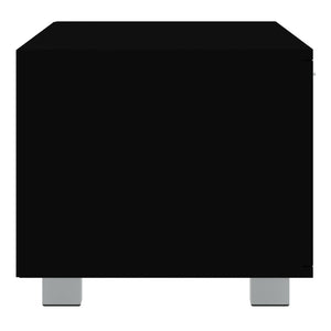 vidaXL TV Cabinet Black 140x40.5x35 cm Engineered Wood