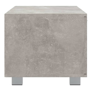 vidaXL TV Cabinet Concrete Gray 140x40.5x35 cm Engineered Wood