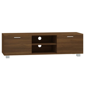 vidaXL TV Cabinet Brown Oak Look 140x40.5x35 cm Engineered Wood