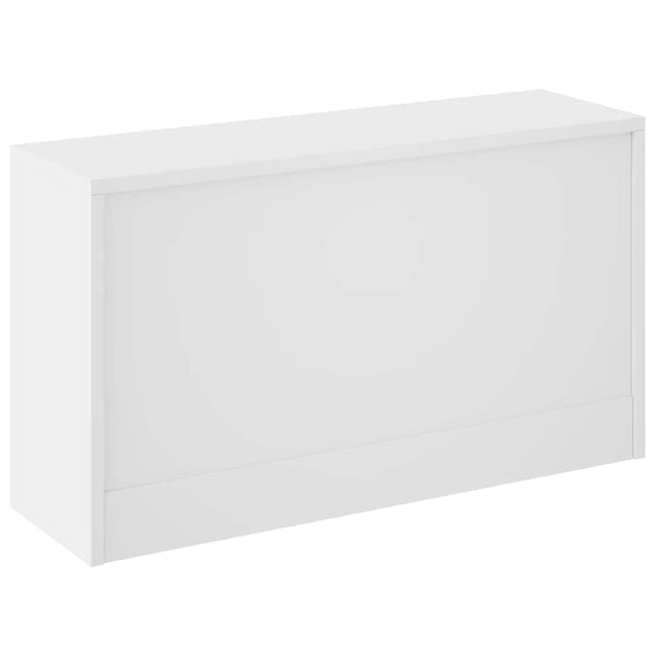 vidaXL Shoe Cabinet High Gloss White 80 x 24 x 45 cm Engineered Wood