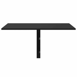 vidaXL Wall-Mounted Drop-Leaf Table Black 100x60x56 cm Engineered Wood