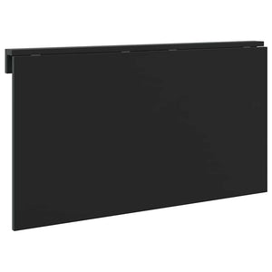 vidaXL Wall-Mounted Drop-Leaf Table Black 100x60x56 cm Engineered Wood