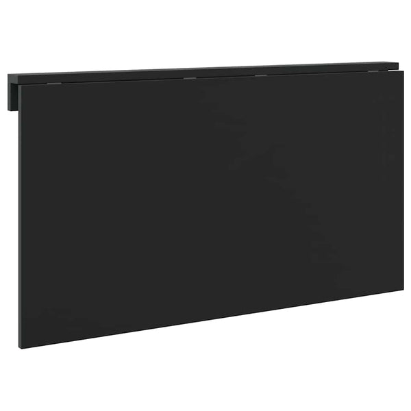 vidaXL Wall-Mounted Drop-Leaf Table Black 100x60x56 cm Engineered Wood