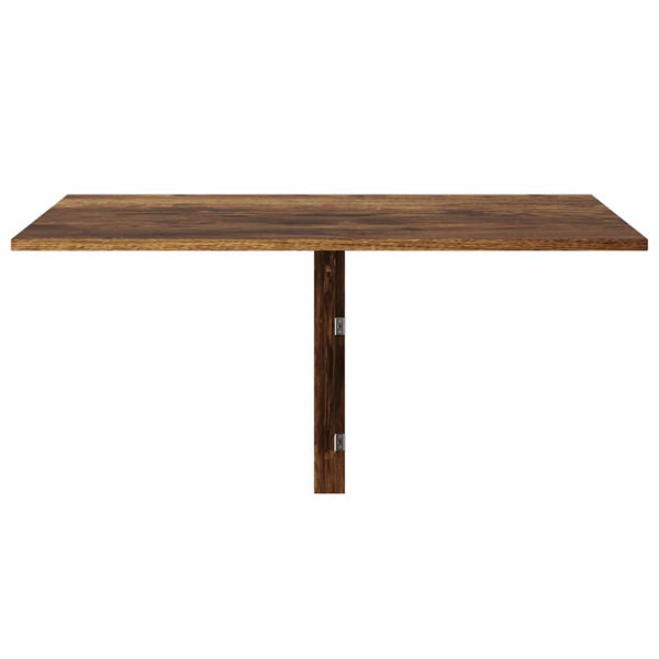 vidaXL Wall-Mounted Drop-Leaf Table Smoked Oak 100x60x56 cm Engineered Wood