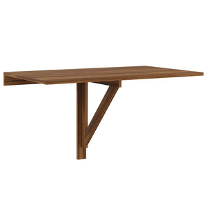 vidaXL Wall-mounted Foldable Table Brown Oak Look 100x60x56 cm Engineered Wood