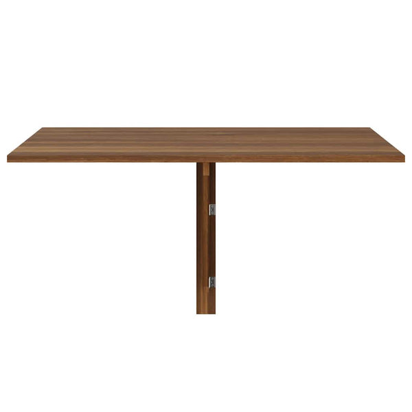 vidaXL Wall-mounted Foldable Table Brown Oak Look 100x60x56 cm Engineered Wood