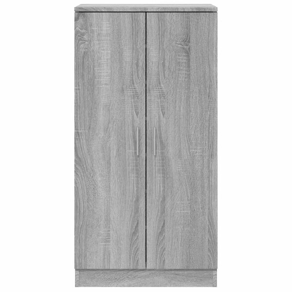 vidaXL Shoe Cabinet Sonoma Grey 55x35x108 cm Engineered Wood