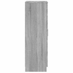 vidaXL Shoe Cabinet Sonoma Grey 55x35x108 cm Engineered Wood