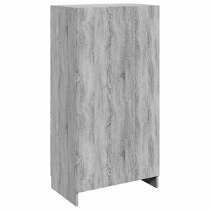 vidaXL Shoe Cabinet Sonoma Grey 55x35x108 cm Engineered Wood