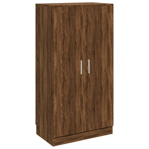 vidaXL Shoe Cabinet Brown Oak-Effect 55x35x108 cm Engineered Wood