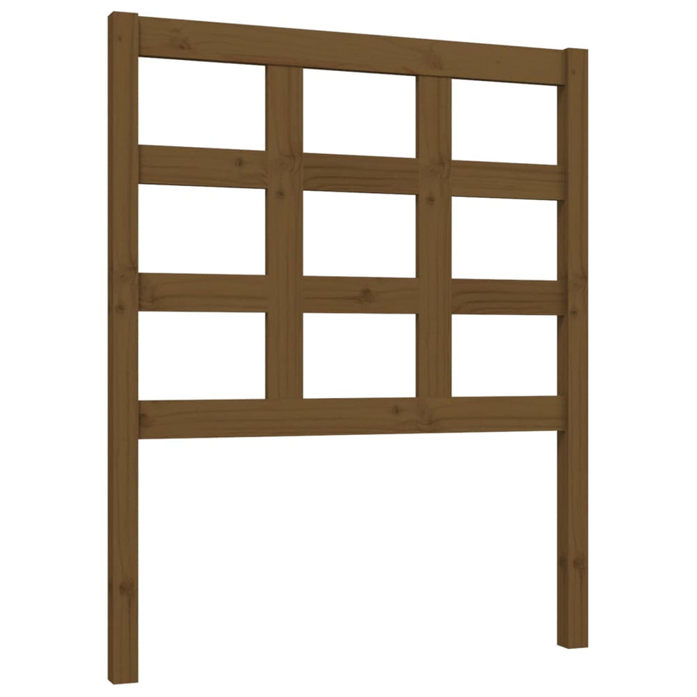 vidaXL Headboard Honey Brown 80.5x4x100 cm Solid Pine Wood