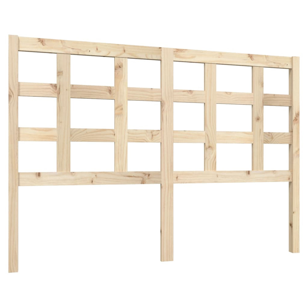 vidaXL Headboard 140.5x4x100 cm Solid Pine Wood