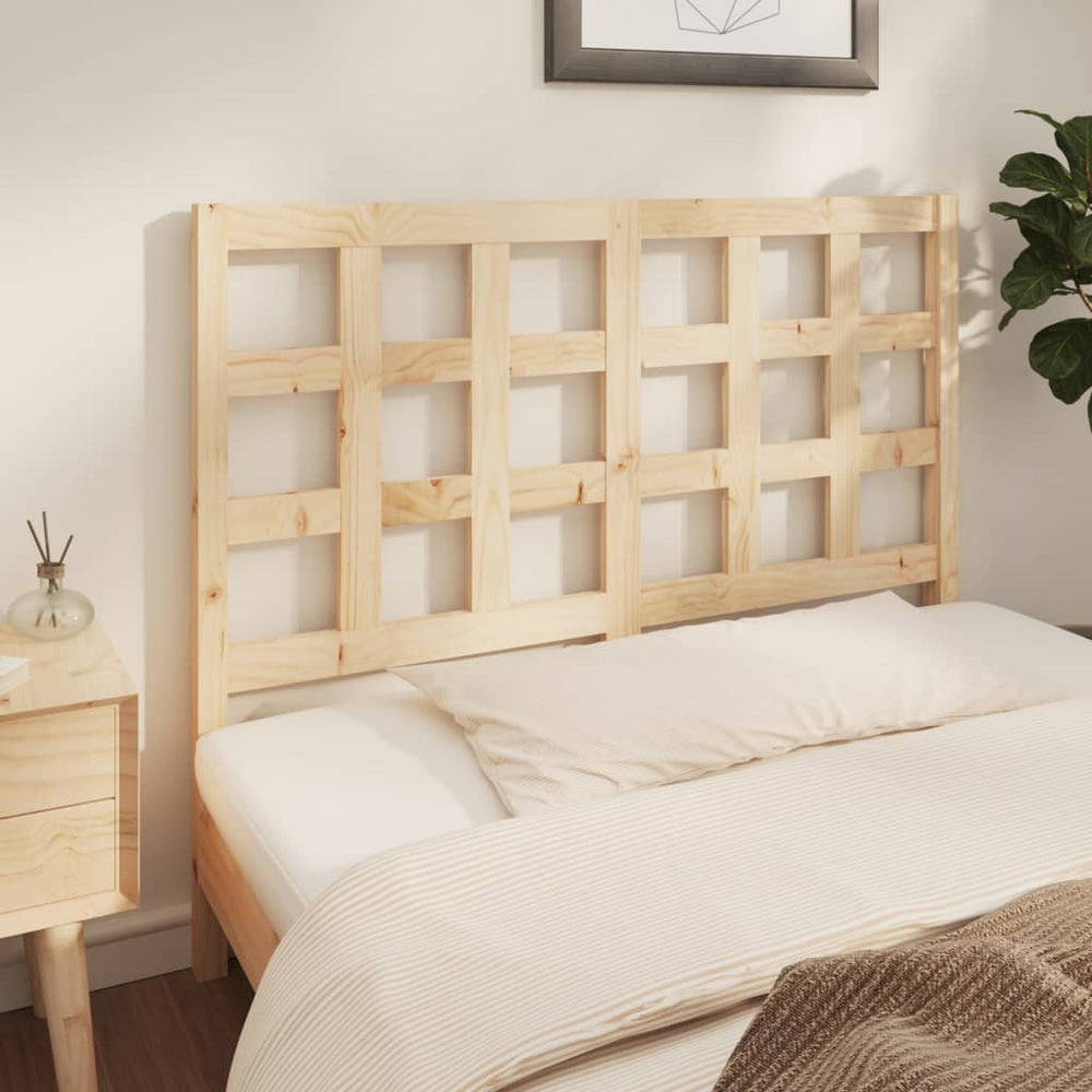 vidaXL Headboard 140.5x4x100 cm Solid Pine Wood